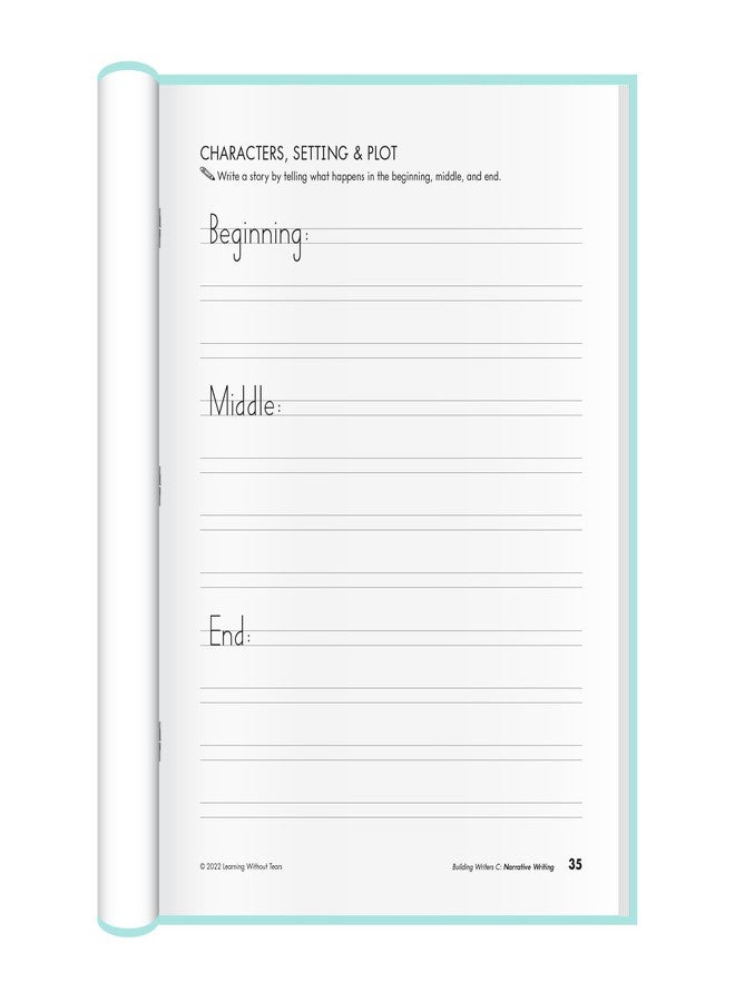 Learning Without Tears Building Writers Student Edition, Age 7+, 2nd Grade+, Handwriting Without Tears, Narrative, Information, Opinion, Fluency, School & Home, Tutor, Sensory & Motor Skills, Sensory - Image 3